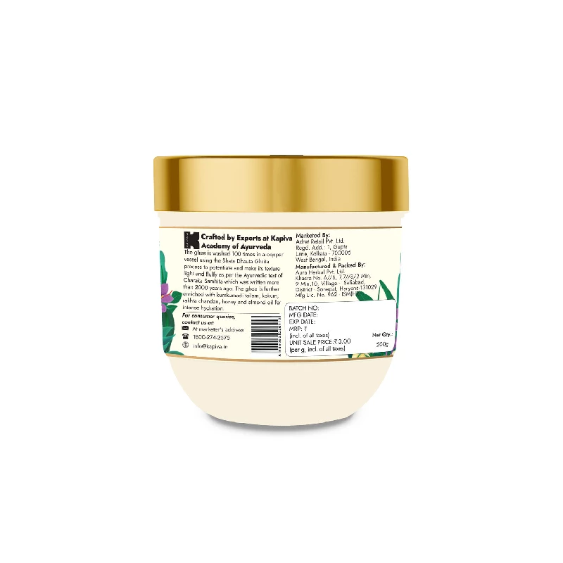 Kapiva Ayurveda Ghee Kumkumadi Body Butter, 200 g-8.webp
